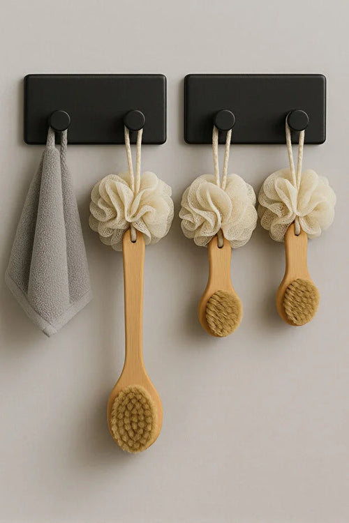 Zestaw 4 Haczyków Samoprzylepnych do Łazienki i Kuchni